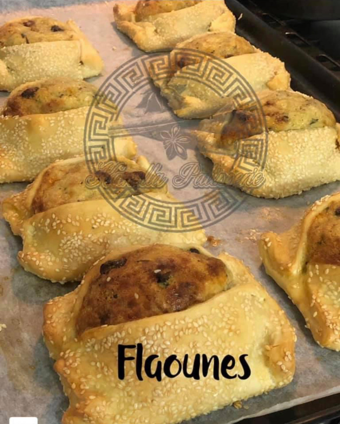 Flaounes (Cypriot cheese pastry)