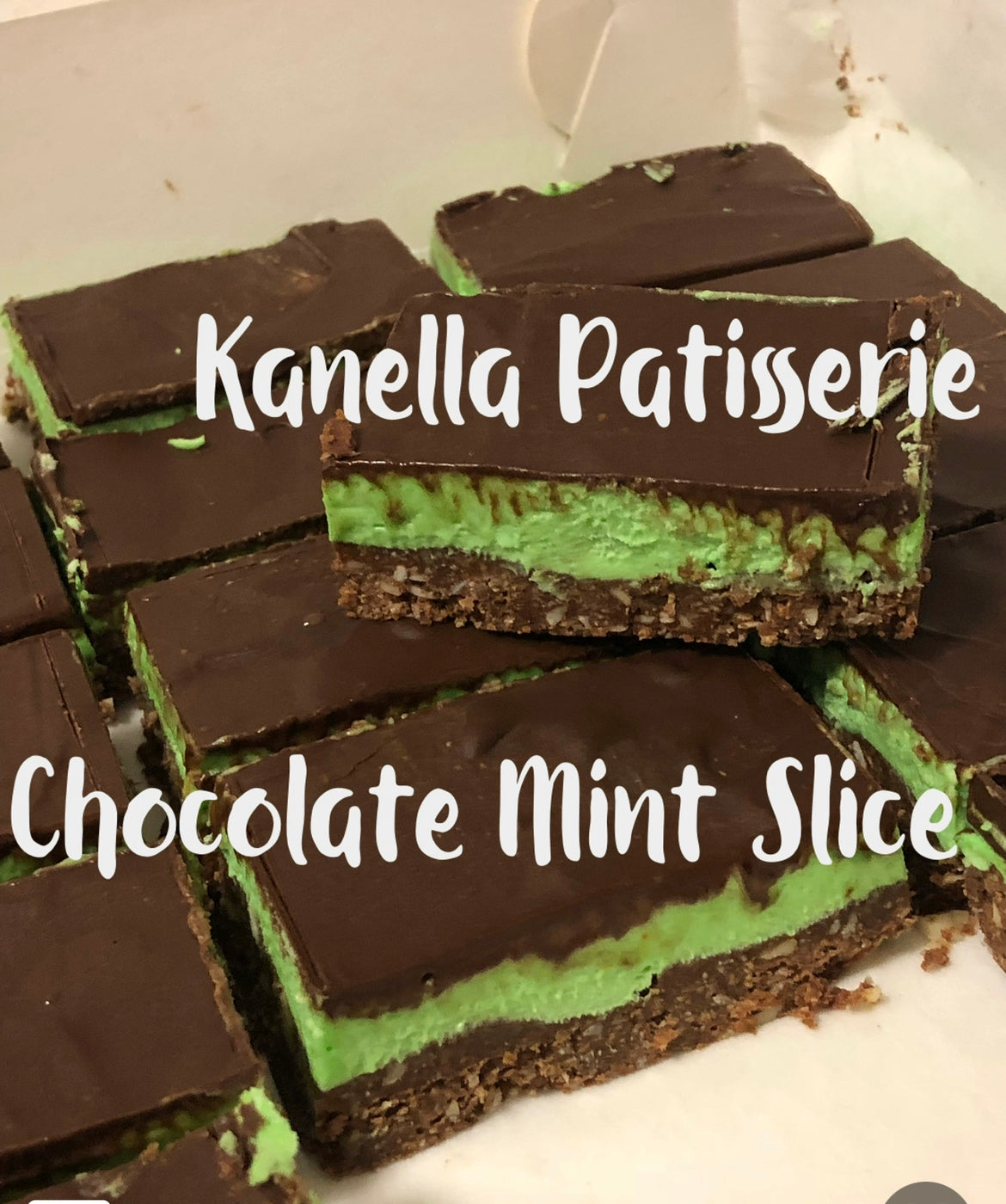 Chocolate Mint Slices