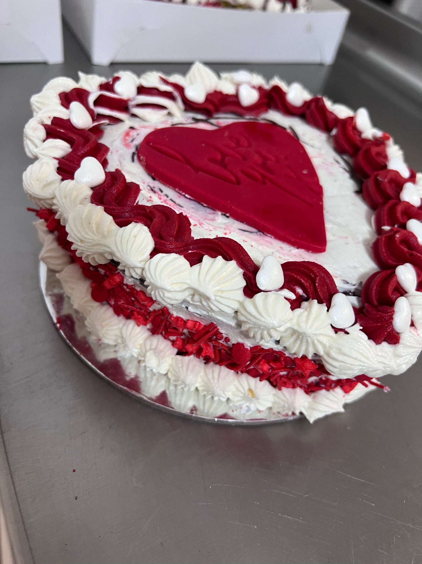 Valentines Red Velvet Cake