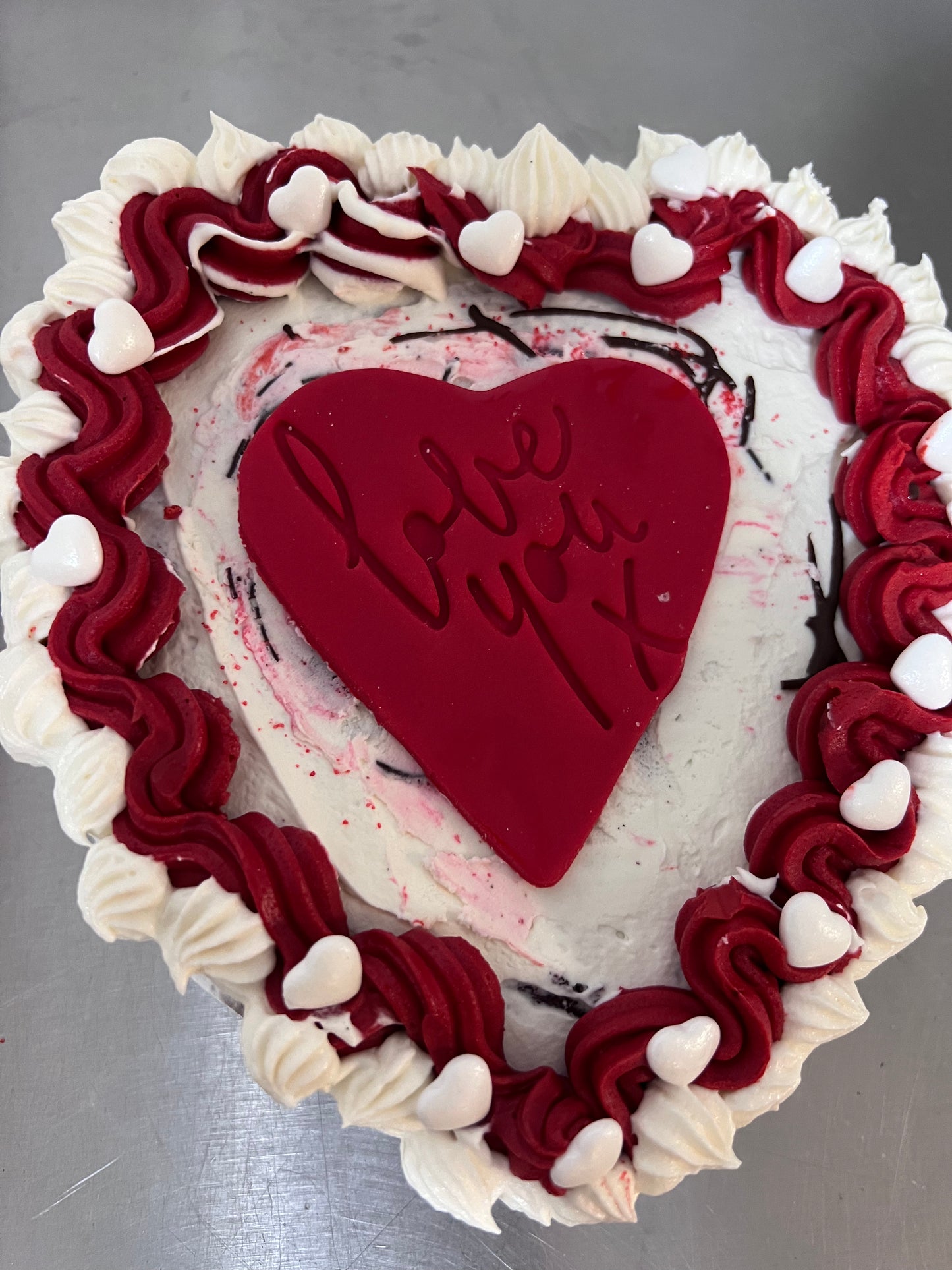 Valentines Red Velvet Cake